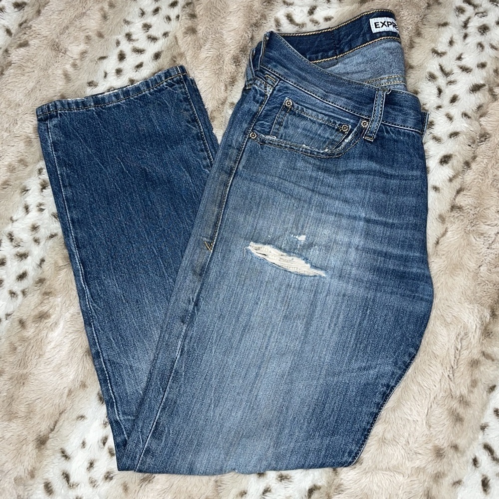 Express Light Blue Straight Leg Men’s Jeans Size 30X30 - Picture 11 of 11